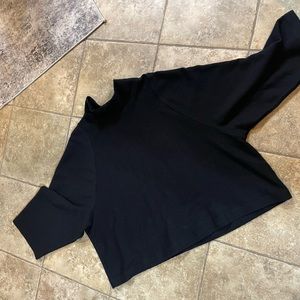Madewell boxy casual top black XXL